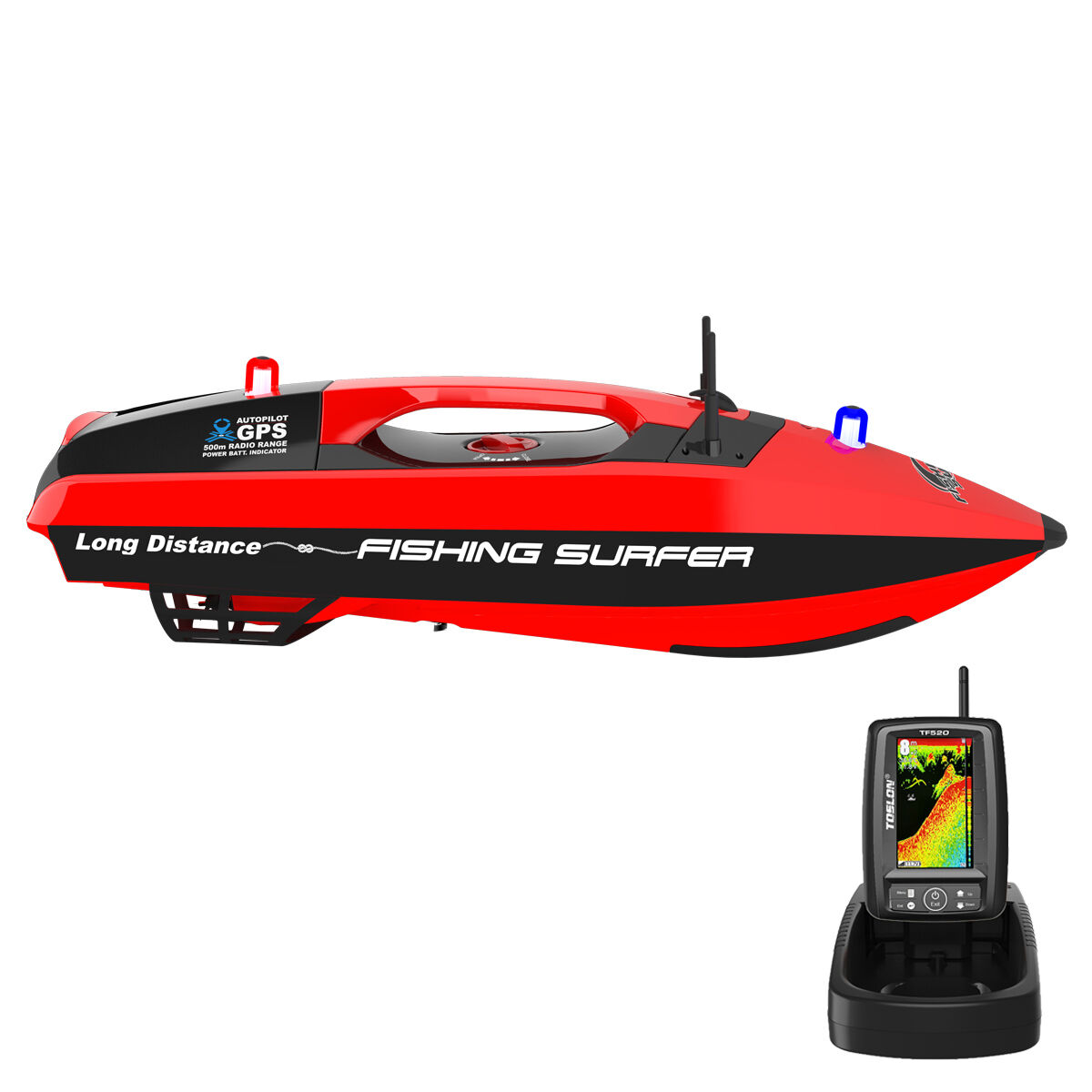 Joysway fishing boat bait boat rtr w/ TF520 Fish Finder